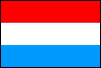 ルクセンブルクの国旗のイラスト フリー 無料で使えるイラストカット Com