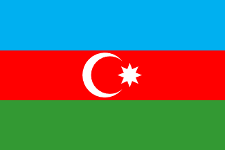 アゼルバイジャンの国旗のイラスト画像2