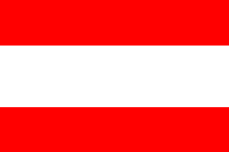 オーストリアの国旗のイラスト画像2