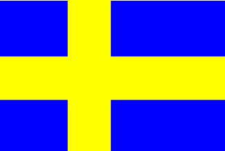 スウェーデンの国旗のイラスト画像2