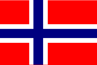 ノルウェーの国旗のイラスト画像2