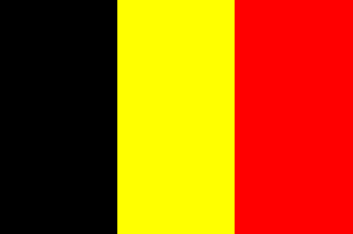 ベルギーの国旗のイラスト画像2