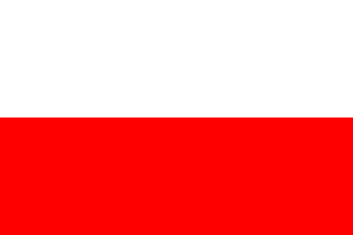 ポーランドの国旗のイラスト画像2