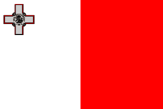 マルタの国旗のイラスト画像2