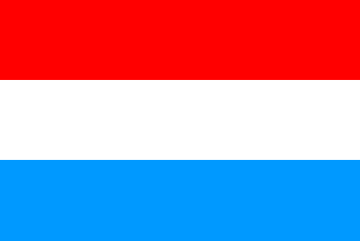 ルクセンブルクの国旗のイラスト画像2