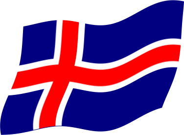 アイスランドの国旗のイラスト画像3