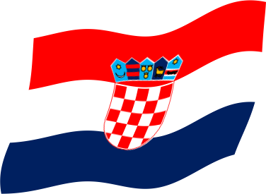 クロアチアの国旗のイラスト画像3