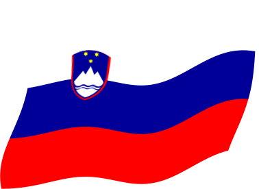 スロベニアの国旗のイラスト画像3