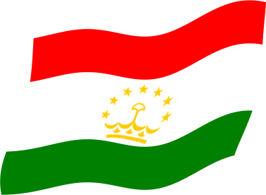 タジキスタンの国旗のイラスト画像3