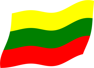 リトアニアの国旗のイラスト画像3