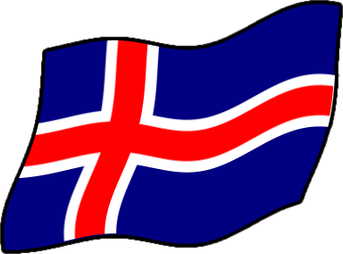 アイスランドの国旗のイラスト画像4