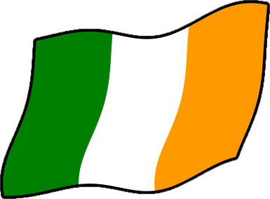 アイルランドの国旗のイラスト画像4