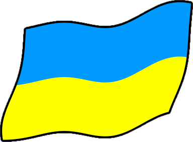 ウクライナの国旗のイラスト画像4