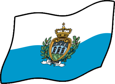 サンマリノの国旗のイラスト画像4