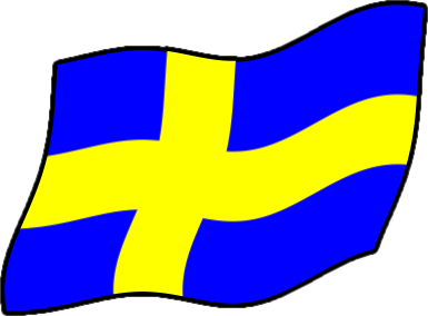 スウェーデンの国旗のイラスト画像4