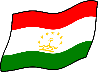 タジキスタンの国旗のイラスト画像4