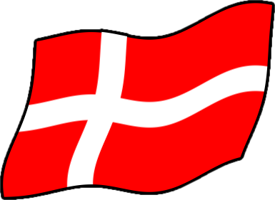 デンマークの国旗のイラスト画像4