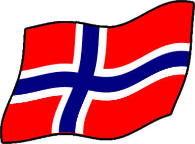 ノルウェーの国旗のイラスト画像4