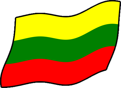 リトアニアの国旗のイラスト画像4