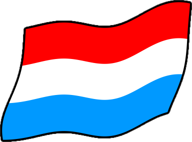 ルクセンブルクの国旗のイラスト画像4
