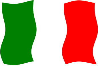 イタリアの国旗のイラスト画像5