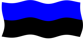 エストニアの国旗のイラスト画像5