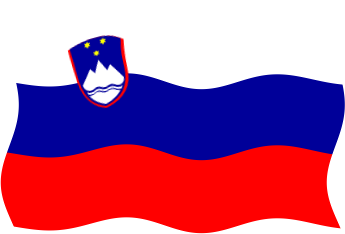スロベニアの国旗のイラスト画像5