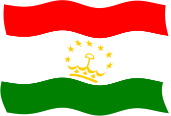 タジキスタンの国旗のイラスト画像5