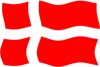 デンマークの国旗のイラスト画像5