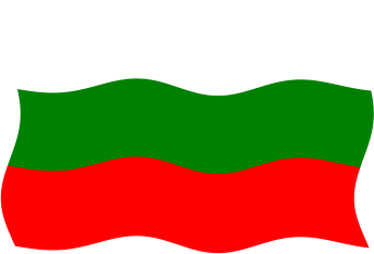 ブルガリア 国旗 無料イラスト素材画像