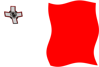 マルタの国旗のイラスト画像5