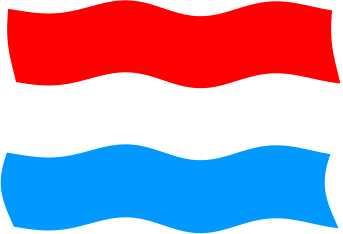 ルクセンブルクの国旗のイラスト画像5