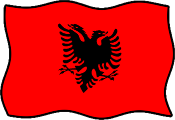 アルバニアの国旗のイラスト画像6