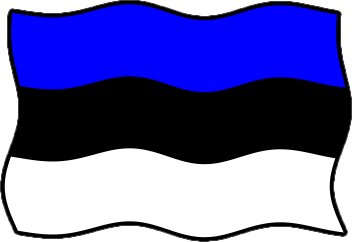 エストニアの国旗のイラスト画像6