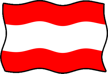 オーストリアの国旗のイラスト画像6
