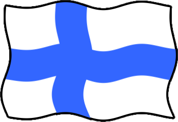 フィンランドの国旗のイラスト フリー 無料で使えるイラストカット Com