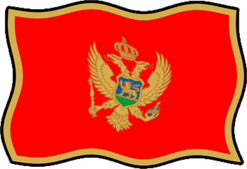 モンテネグロの国旗のイラスト画像6