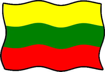 リトアニアの国旗のイラスト画像6