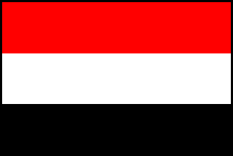 イエメンの国旗のイラスト画像