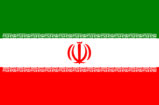 イランの国旗のイラスト画像2