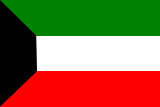 クウェートの国旗のイラスト画像2