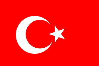 トルコの国旗のイラスト画像2