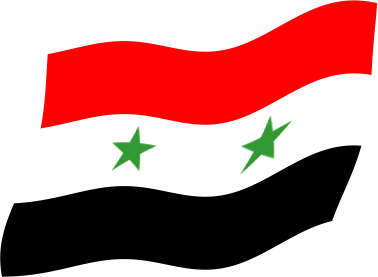 シリアの国旗のイラスト画像3