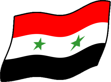シリアの国旗のイラスト画像4