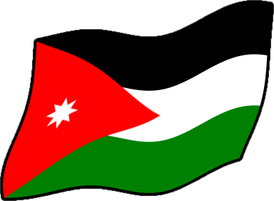 ヨルダンの国旗のイラスト画像4
