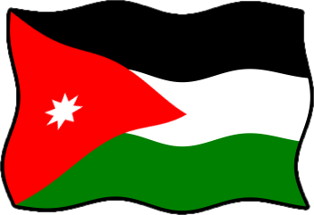 ヨルダンの国旗のイラスト画像6