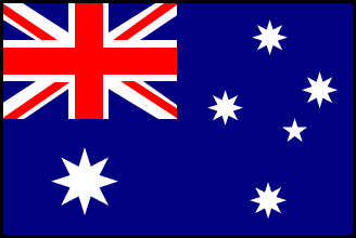 オーストラリアの国旗のイラスト画像