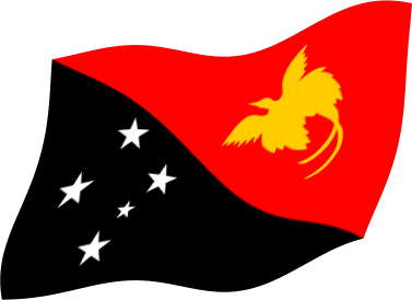 パプアニューギニアの国旗のイラスト フリー 無料で使えるイラストカット Com