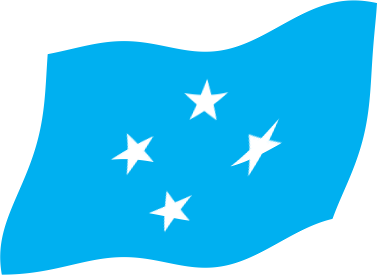 ミクロネシアの国旗のイラスト フリー 無料で使えるイラストカット Com