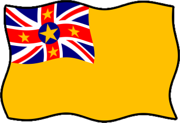 ニウエの国旗のイラスト フリー 無料で使えるイラストカット Com